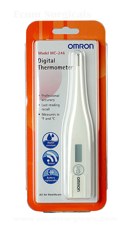 OMRON Digital Thermometer MC-246 for Oral, Rectal & Underarm Test